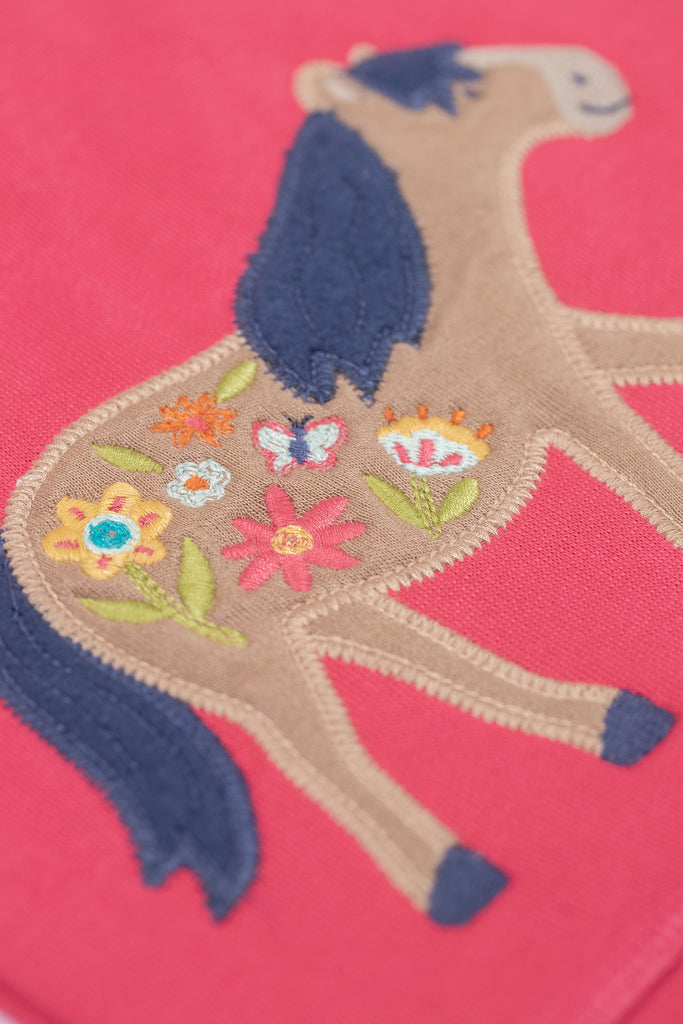 Frugi Easy On Jumper Horse/Rose