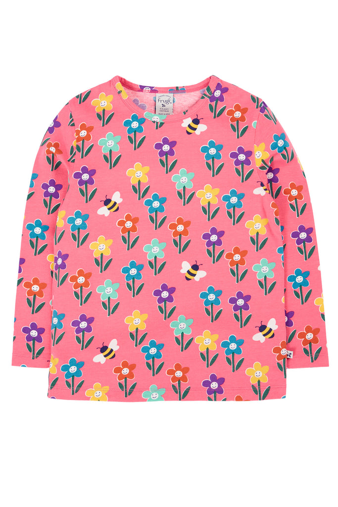 Frugi Top Tulip Fun Flowers