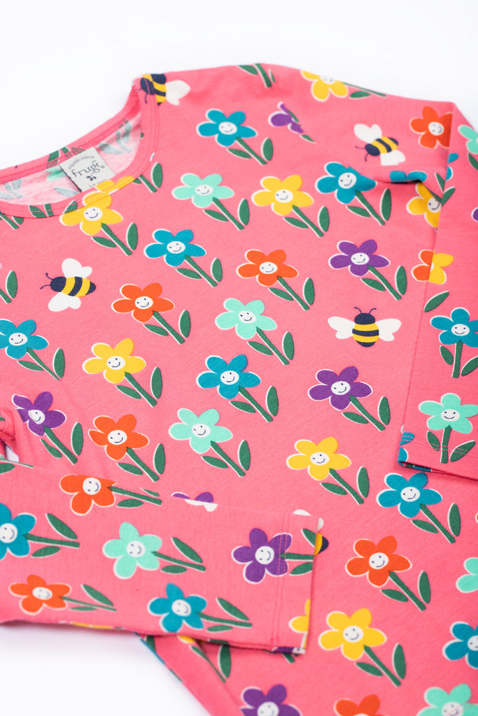 Frugi Top Tulip Fun Flowers