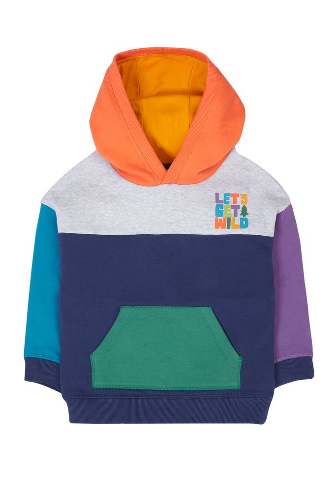 Frugi Ben Colour Block Hoodie