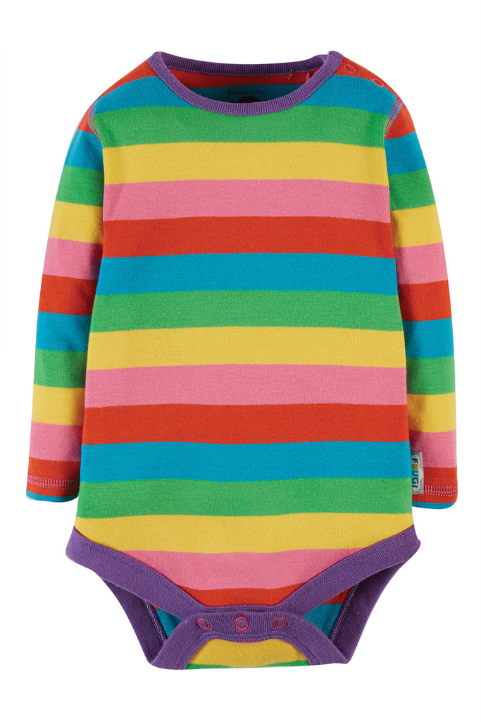 Frugi Body Foxglove Rainbow