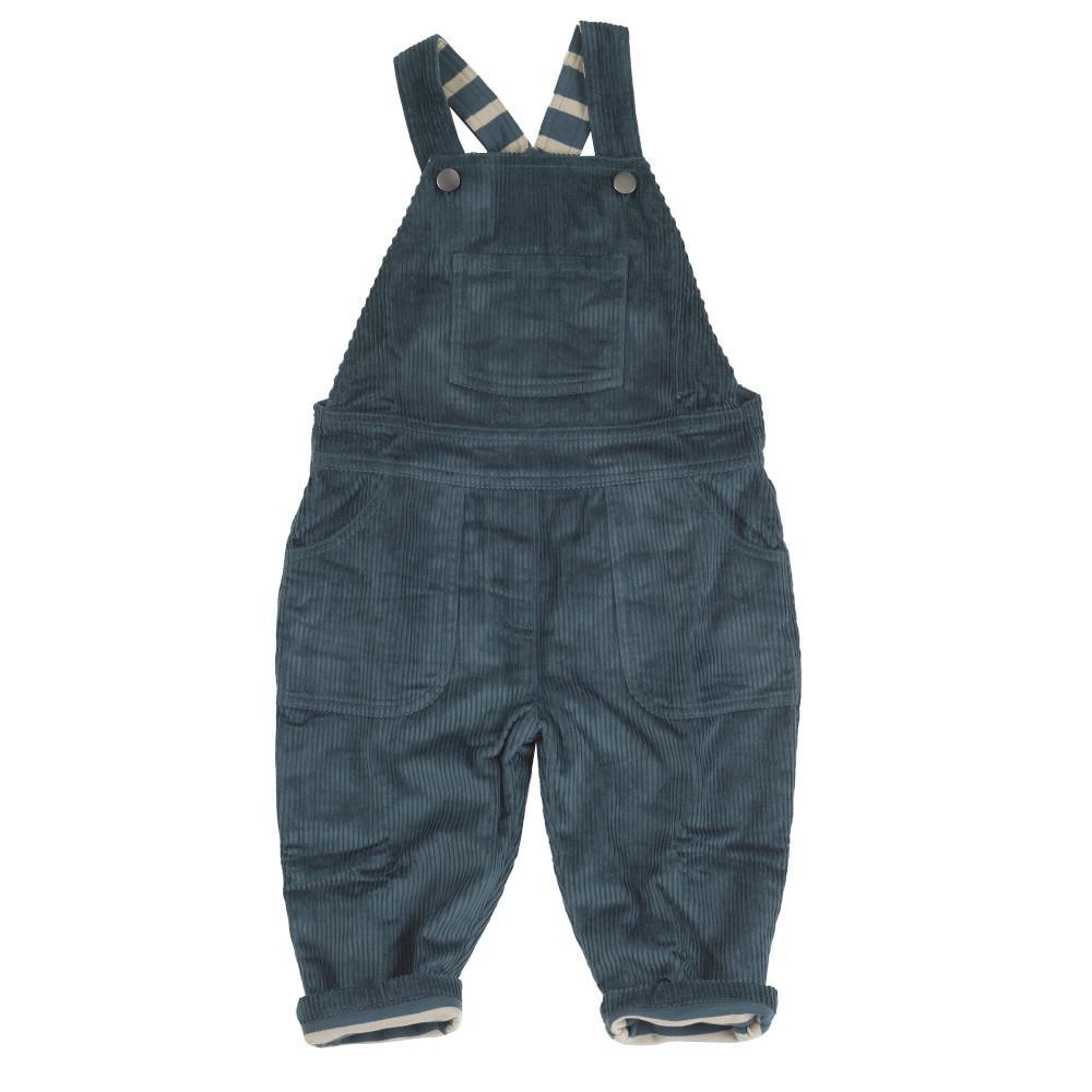 Pigeon Organics Lined Dungarees Teal