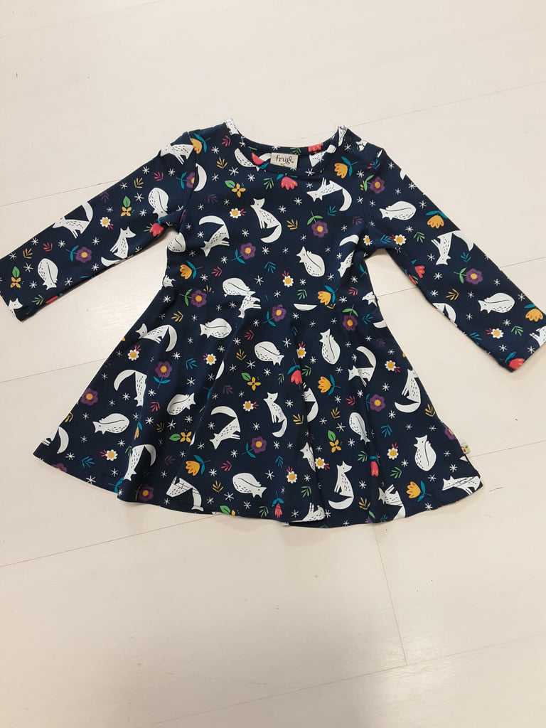 Frugi Skater Dress Meadow Snoozing