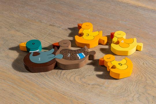 Duck Row Number Jigsaw