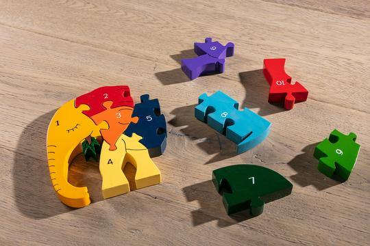 Elephant Number Jigsaw