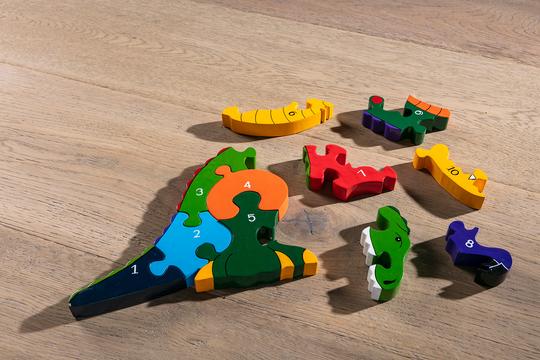 T-Rex Number Jigsaw