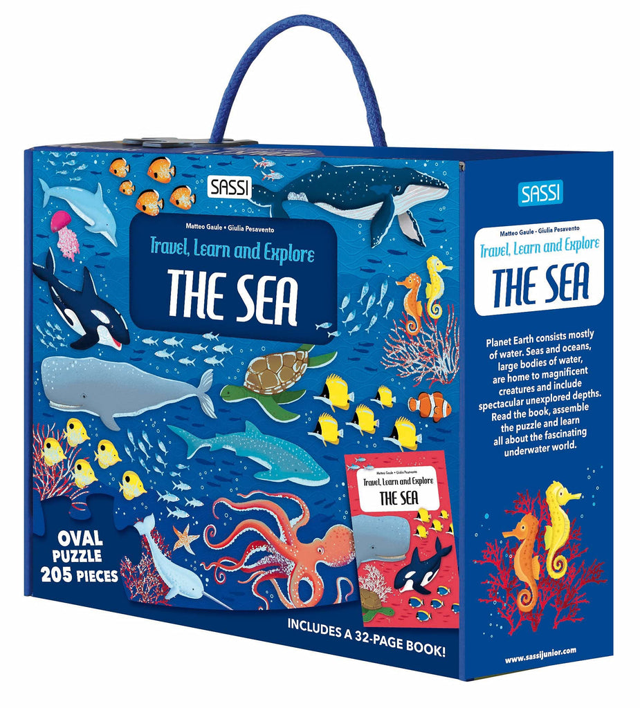 Travel Learn Explore : The Sea ( book and jigsaw )