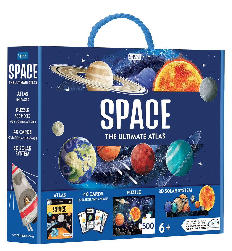 Space : The Ultimate Atlas ( Book cards and Jigsaw )