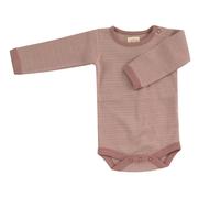 Bodysuit Fine stripe Rose