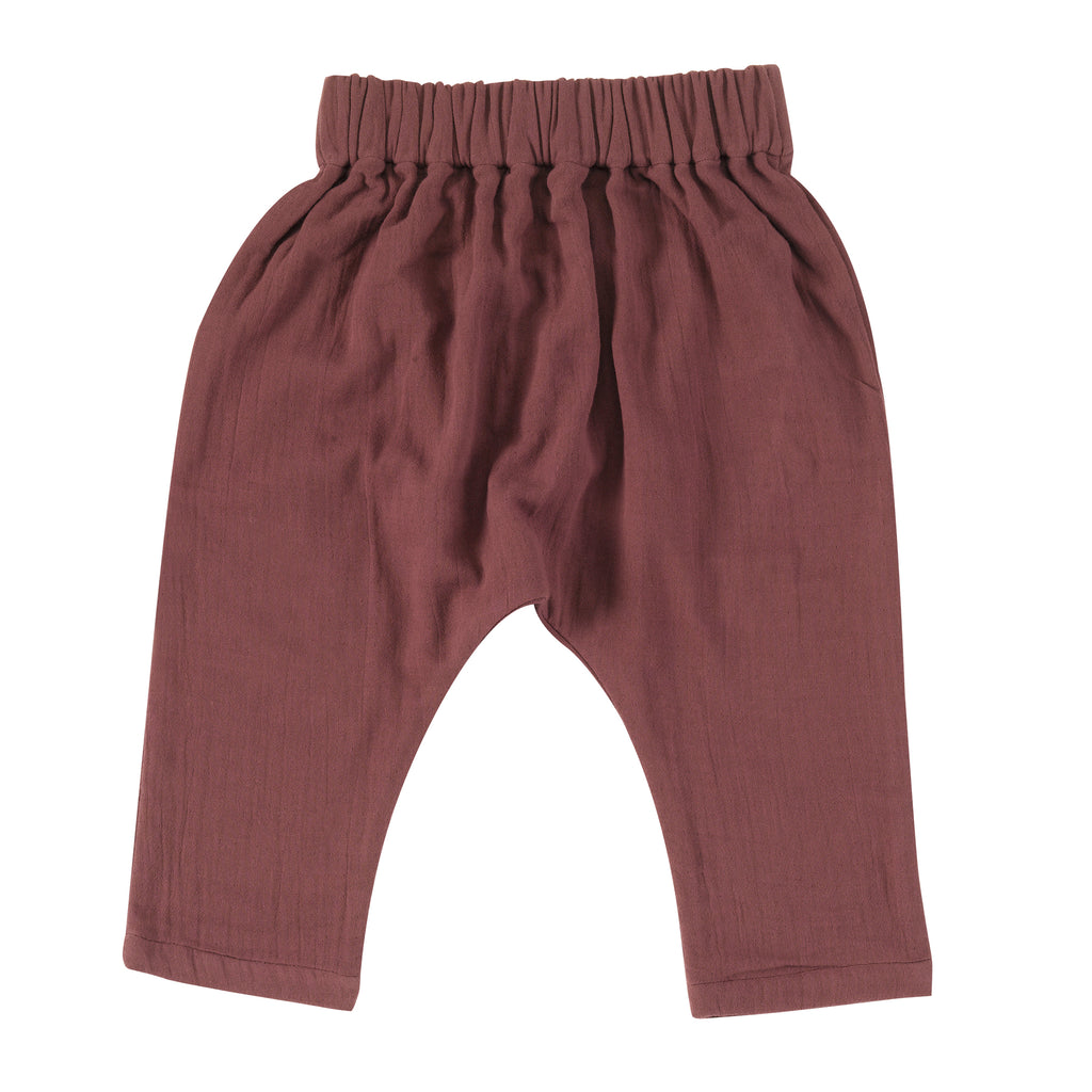 Pigeon Organics Baggy pants (lined) - Smoky Fig