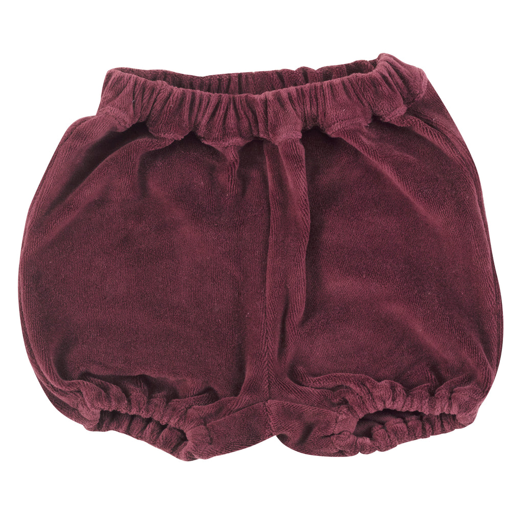 Pigeon Organics Bloomers (velour) - Fig