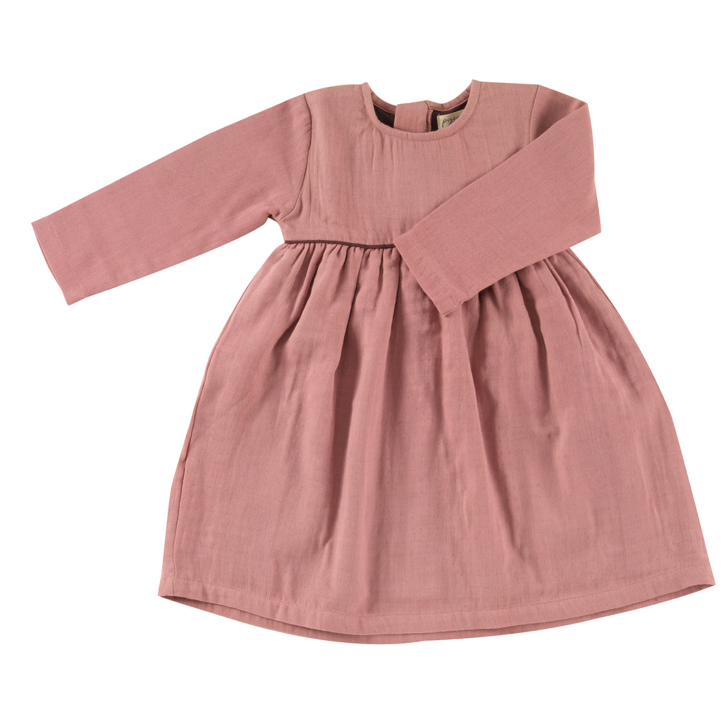 Pigeon Organics Pretty Muslin Dress Rose