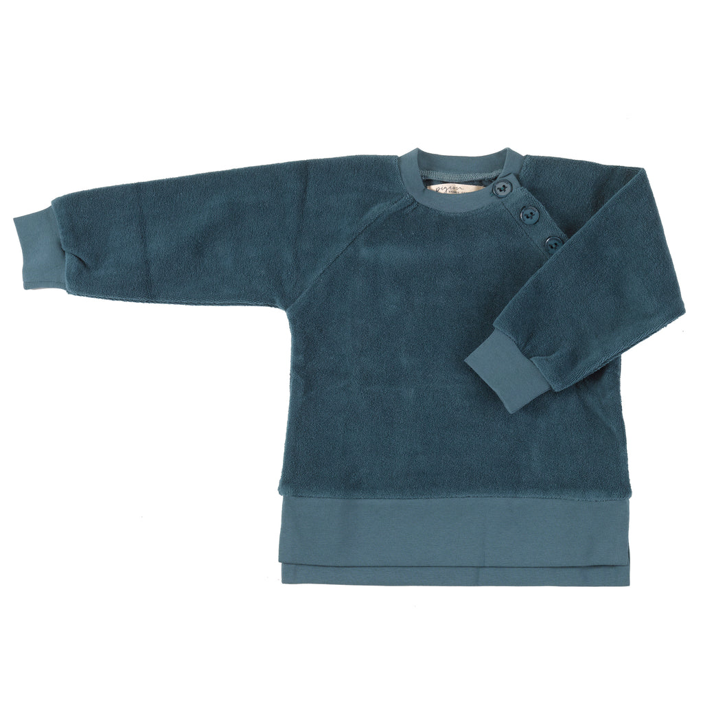 Pigeon Organics Velour Sweatshirt Teal