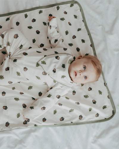 Turtledove London Acorn Blanket