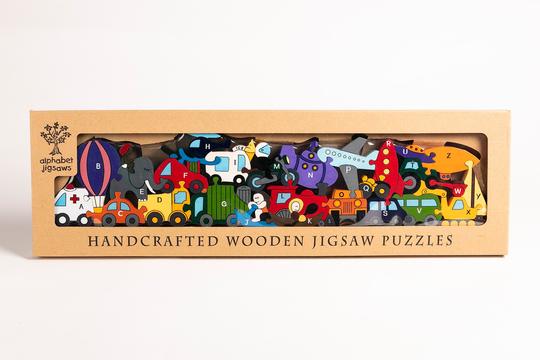 Transport Alphabet Jigsaw