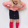 Bubble dot knee high socks Thistle