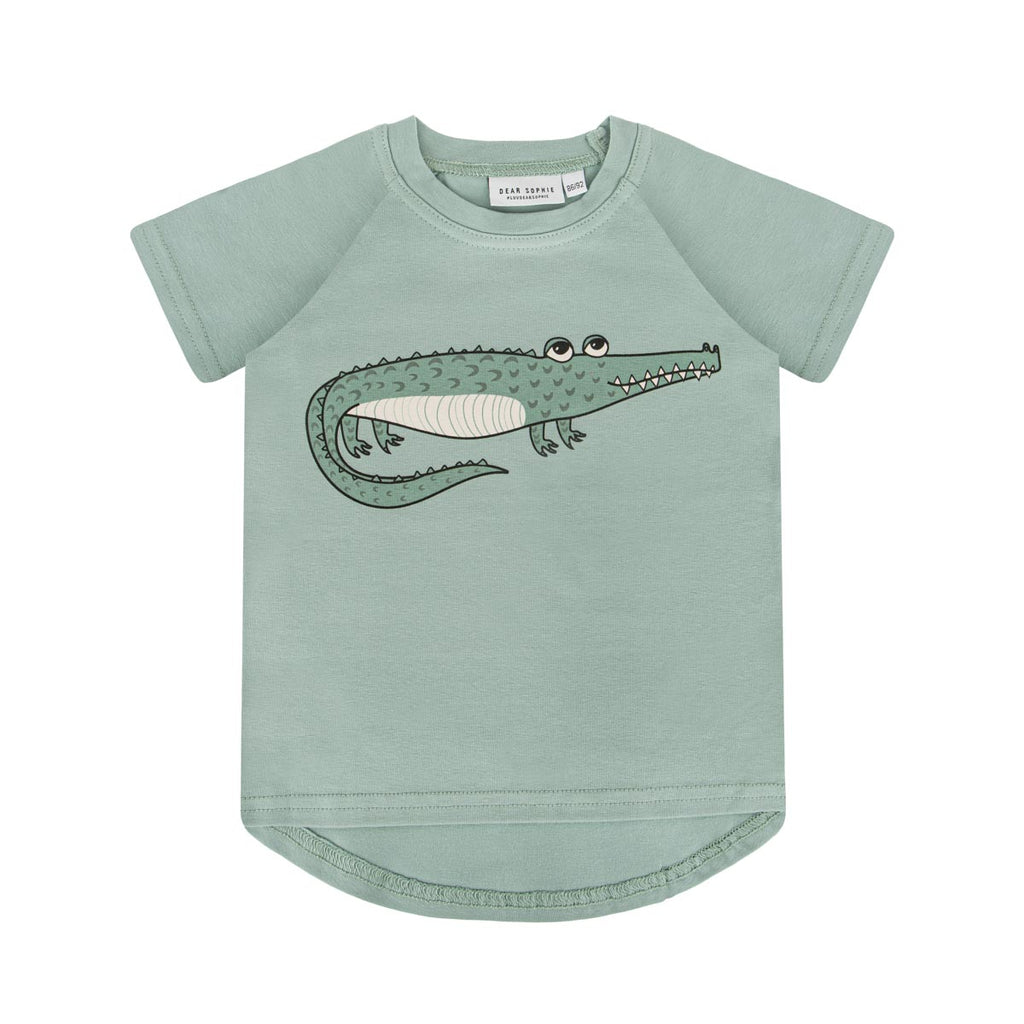 Dear Sophie Crocodile Mint T-Shirt