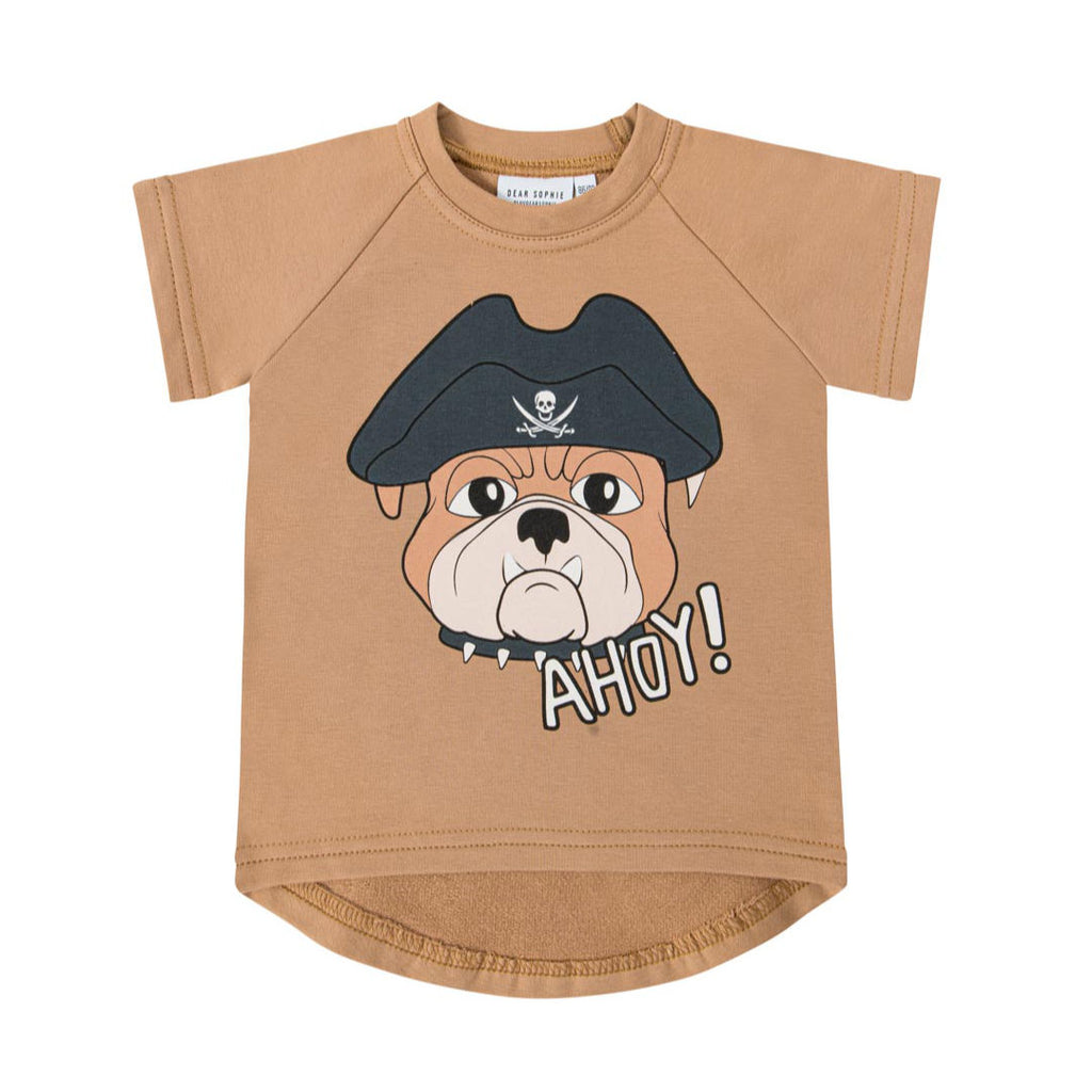 Dear Sophie T-shirt Dog the Pirate Caramel
