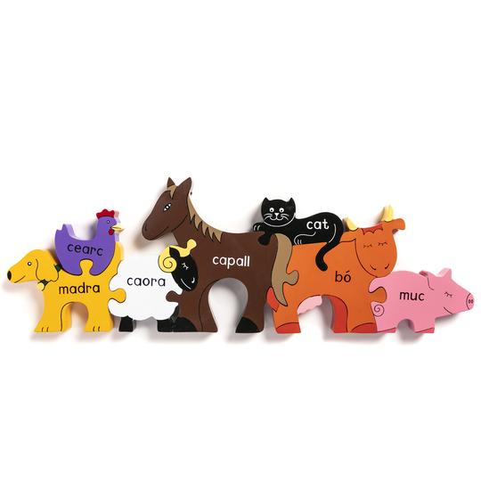 Farm Animal As Gaeilge Jigsaw
