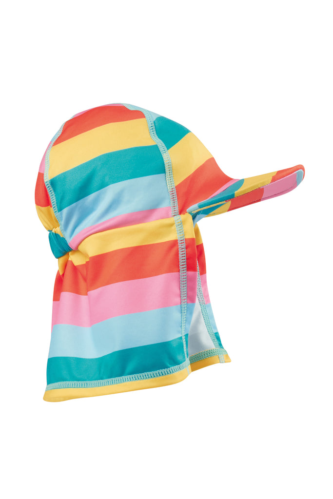 Frugi Little Swim Legionnaires Hat daffodil Stripe