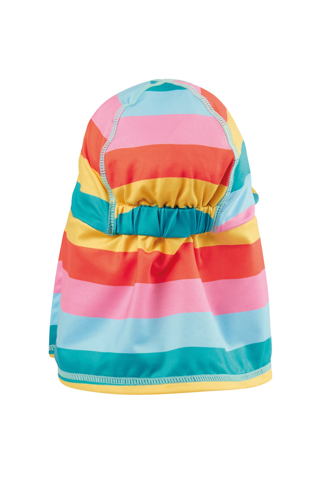 Frugi Little Swim Legionnaires Hat daffodil Stripe