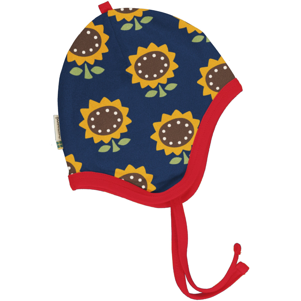 Maxomorra Hat helmet Velour Sunflower