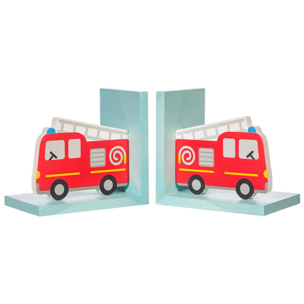 Sass and Belle Fire Engine Red Bookends