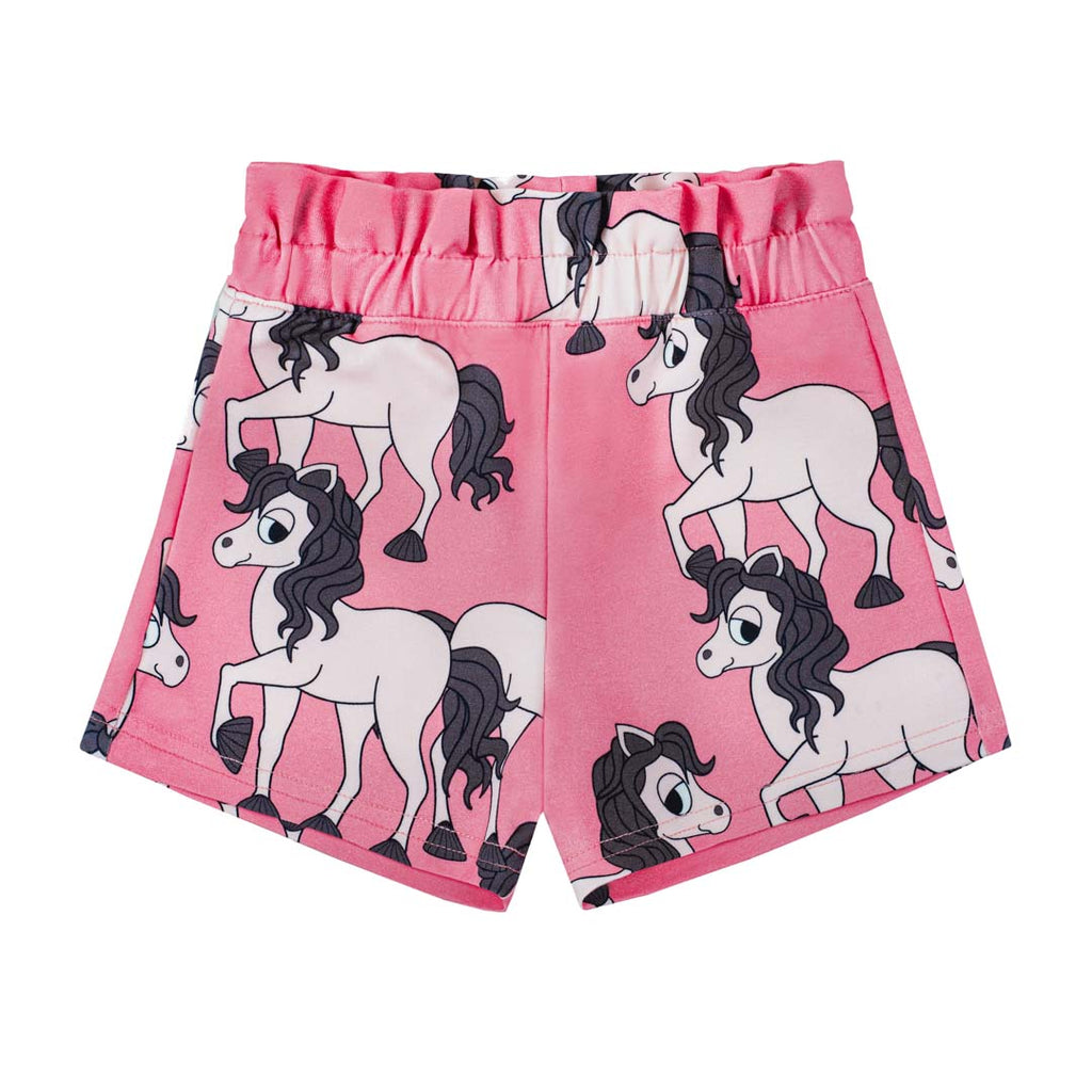 Dear Sophie Horsie Pink Paperbag Shorts