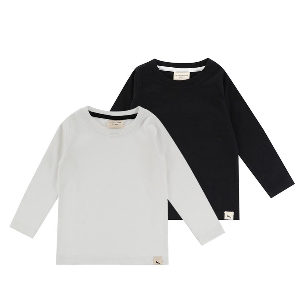 Turtledove London 2 pack layer long sleeve top mono