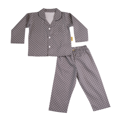 BabyBoo Grey small stars pyjama set