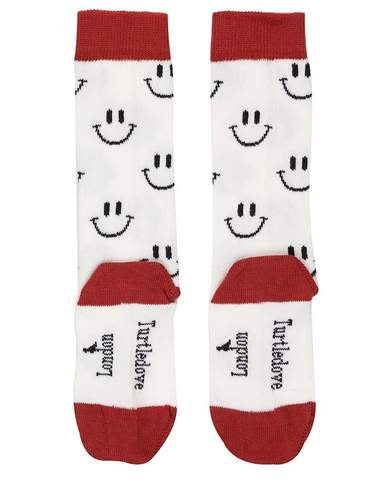 Turtledove London Knee high Smiley Socks