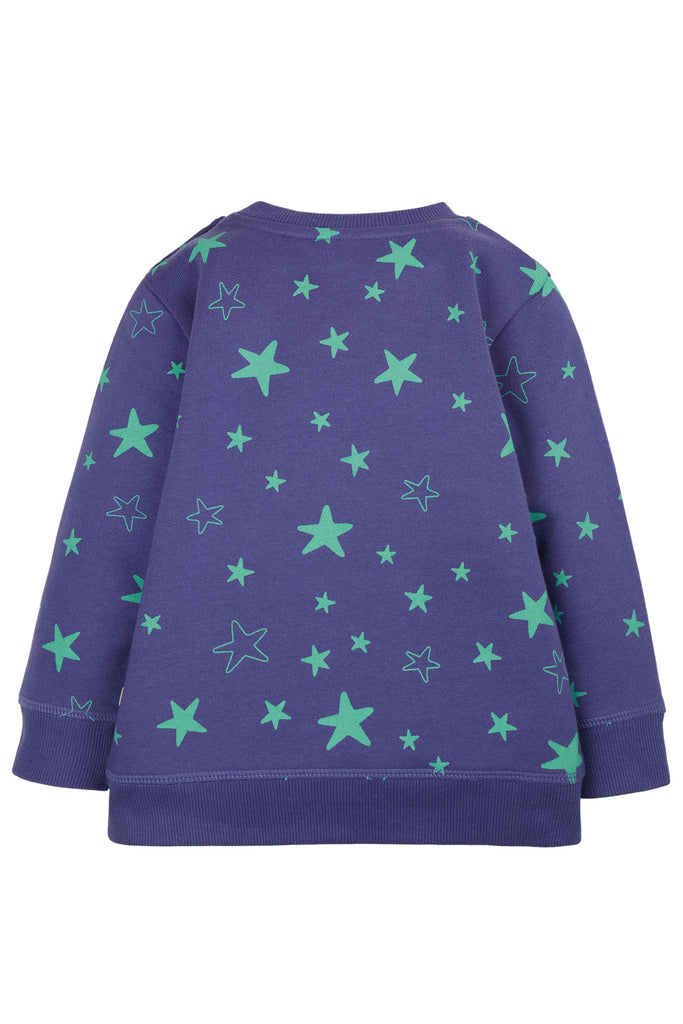 Frugi Sammy Sweatshirt Mussel Cosmic Star/Unicorn