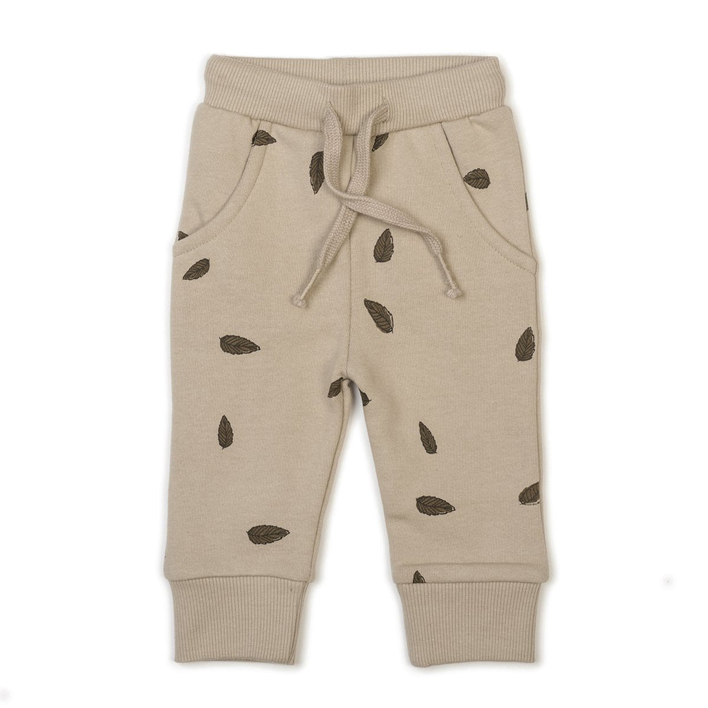 KidWild Joggers Leaves AOP Oat