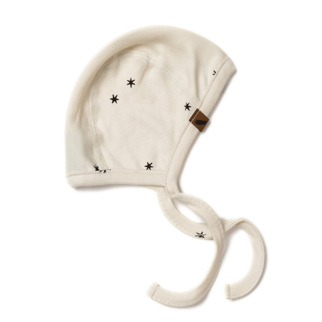 Kidwild Baby Bonnet vanilla/star