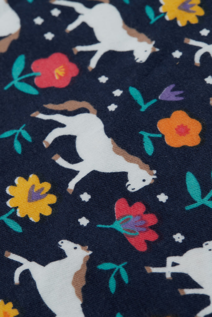 Frugi  Libby Leggings Indigo Wild Horses