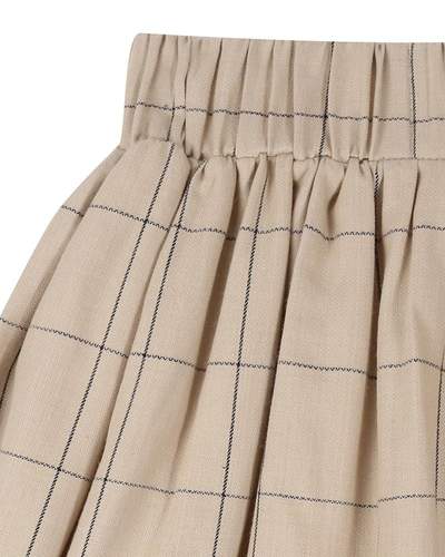 Turtledove London Woven Check Skirt
