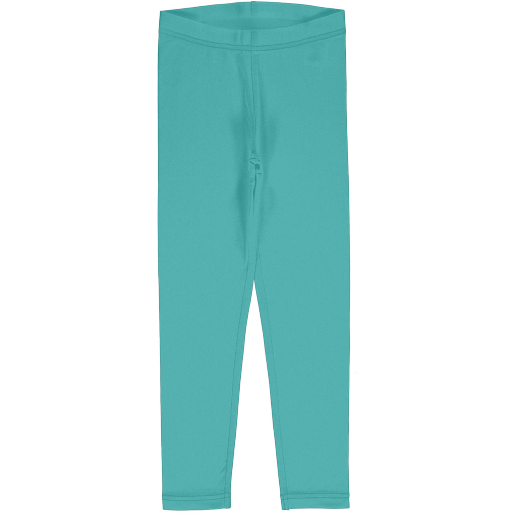 Maxomorra Leggings Solid Aqua