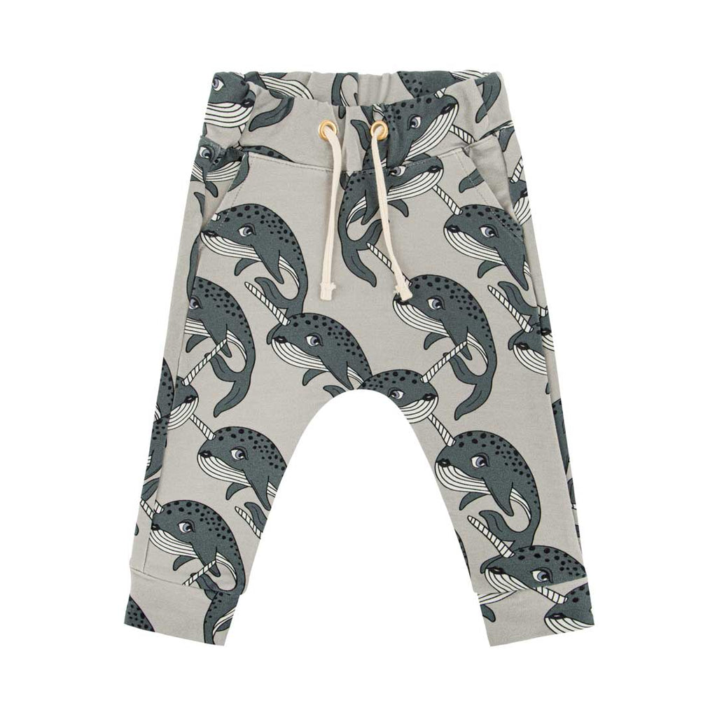 Dear Sophie Narwhal Grey Pants