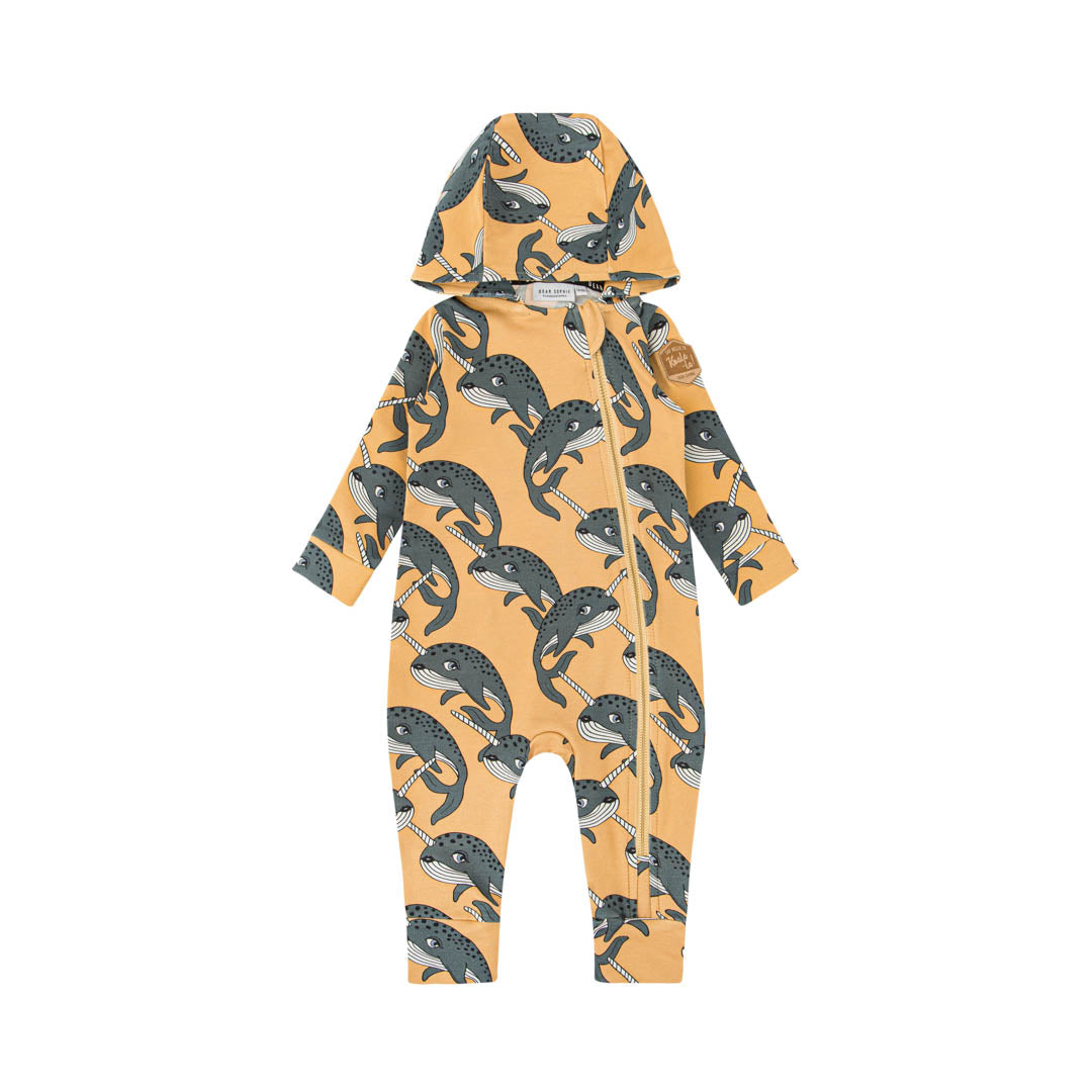 Dear Sophie Narwhal Yellow Overall – Pixie & Linus