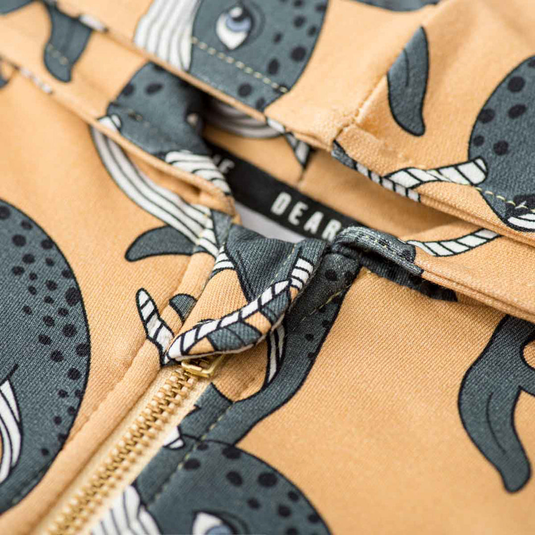 Dear Sophie Narwhal Yellow Overall – Pixie & Linus
