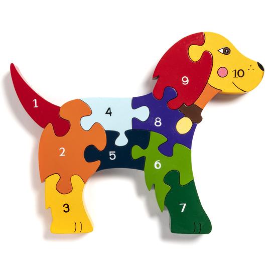 Dog Number Alphabet Jigsaw