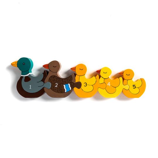 Duck Row Number Jigsaw