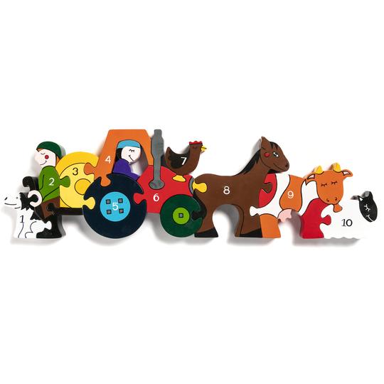 Farm Number Jigsaw