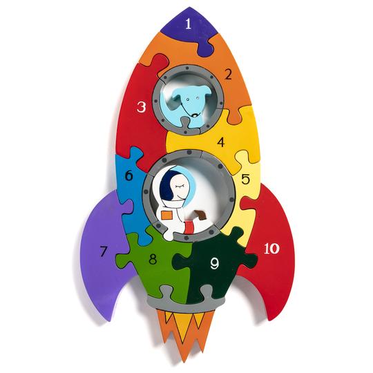 Rocket Numbers Jigsaw