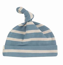 Pigeon Organic Marlin/Stone stripe Knotted Hat