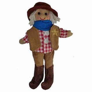 Powell Craft Small Rag doll Cowboy