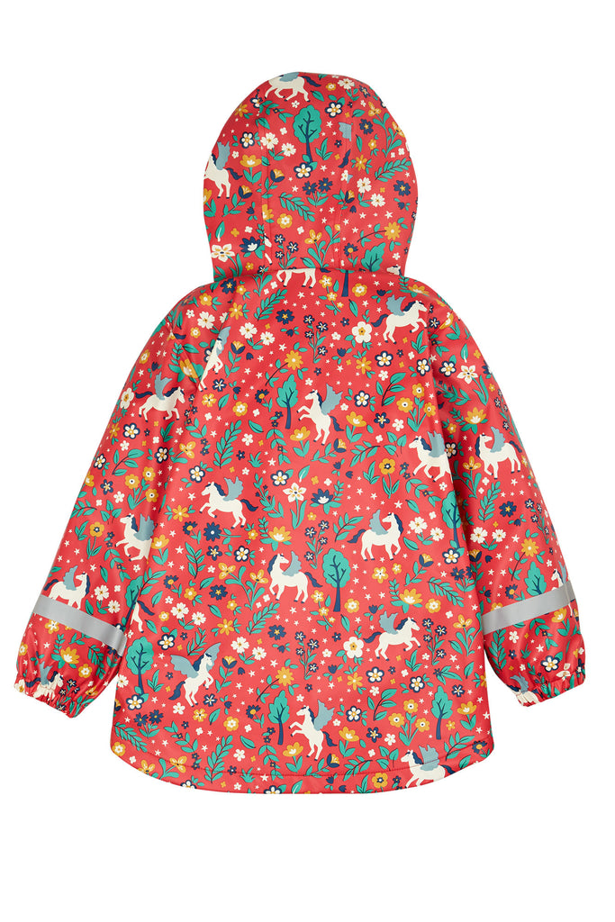 Frugi Puddle Buster Coat Watermelon Pegasus