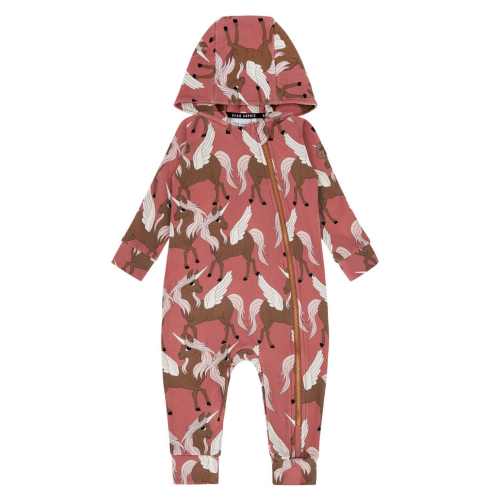 Dear Sophie Pegasus Dark Red Overall