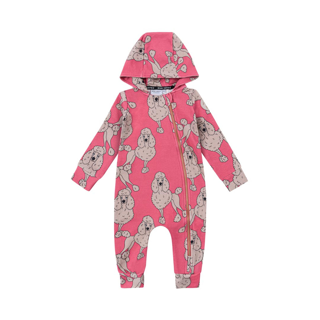 Dear Sophie Poodle Pink Overall
