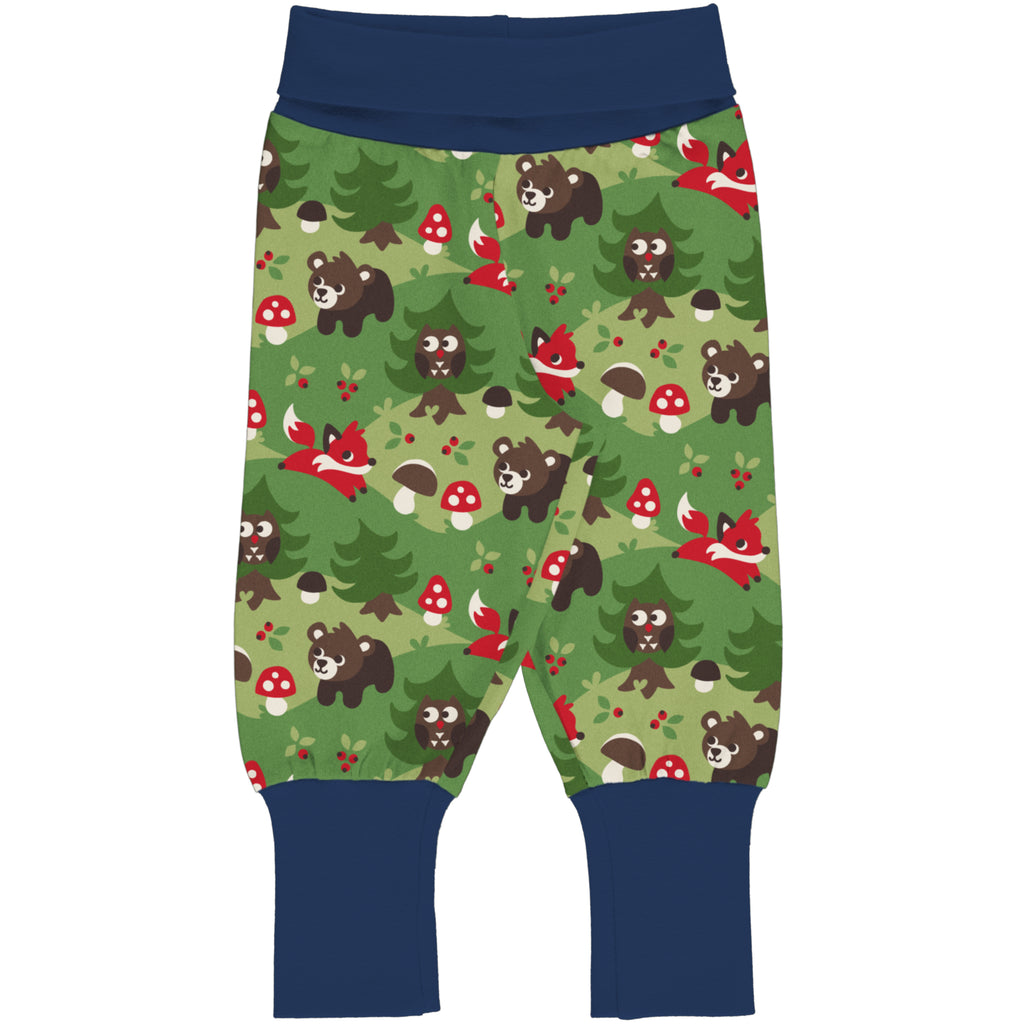 Maxomorra Pants Rib Forest